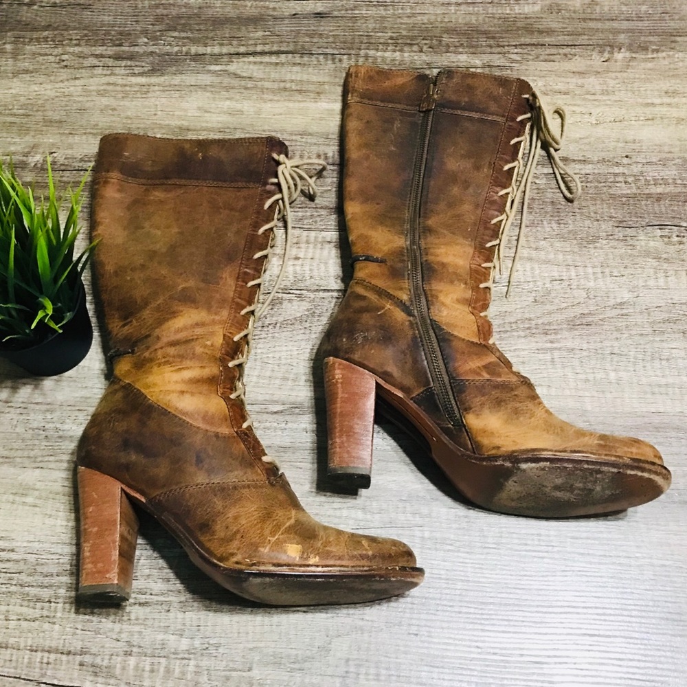 Frye Villager Lace Boots